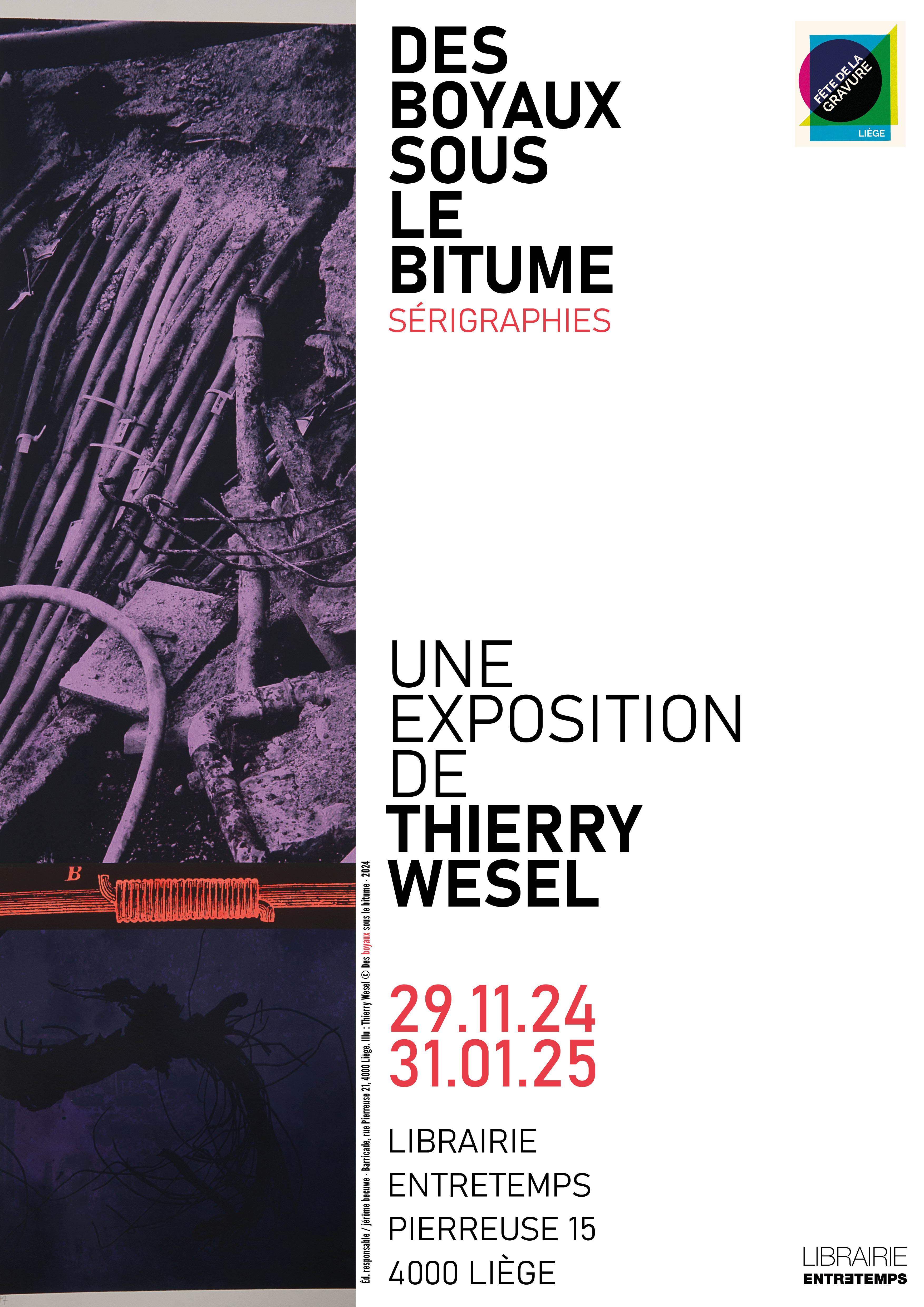 Thierry Wesel, Des boyaux, 2024 © T. Wesel - DR