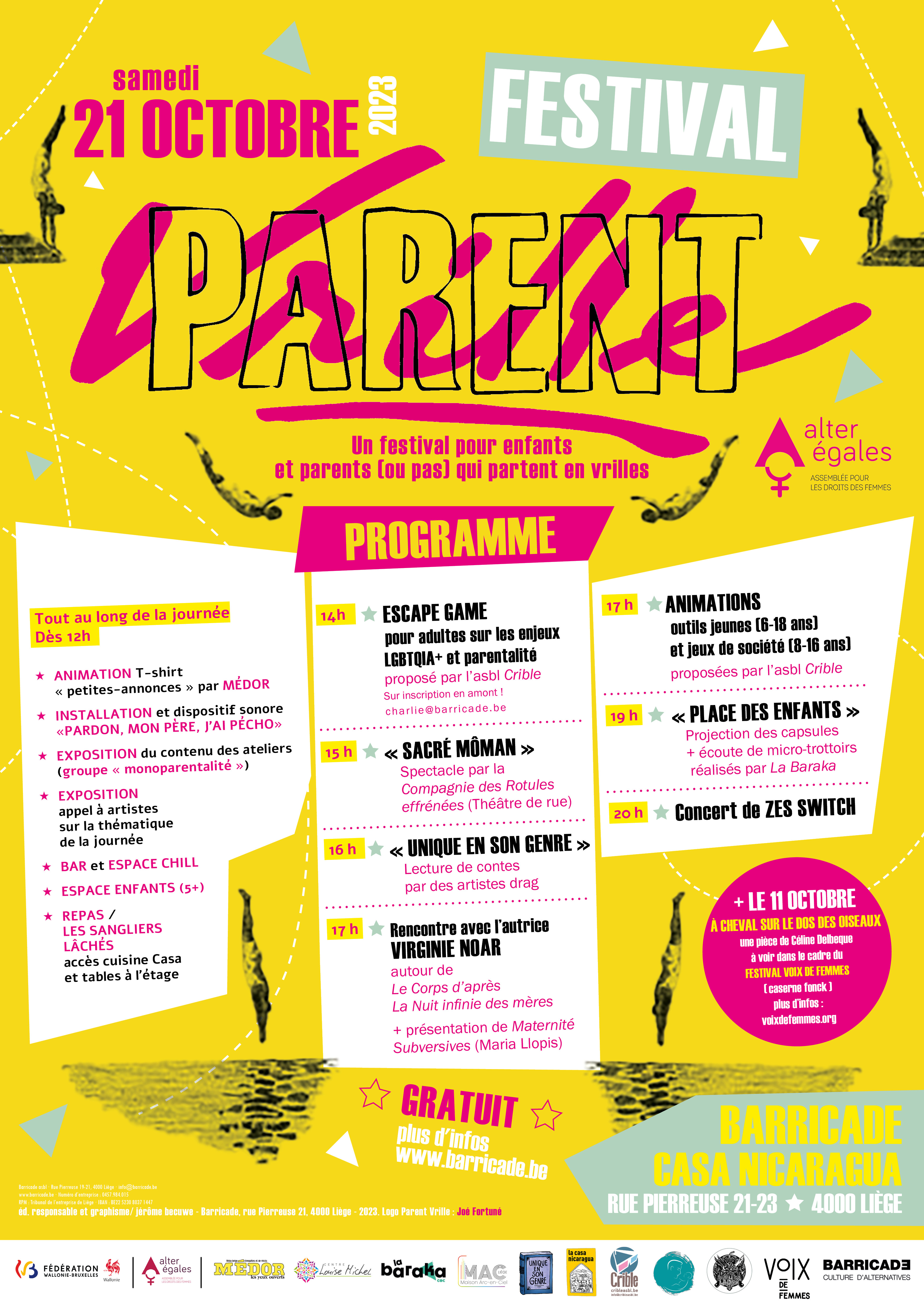 Affiche festival Parent Vrille Affiche festival Parent Vrille